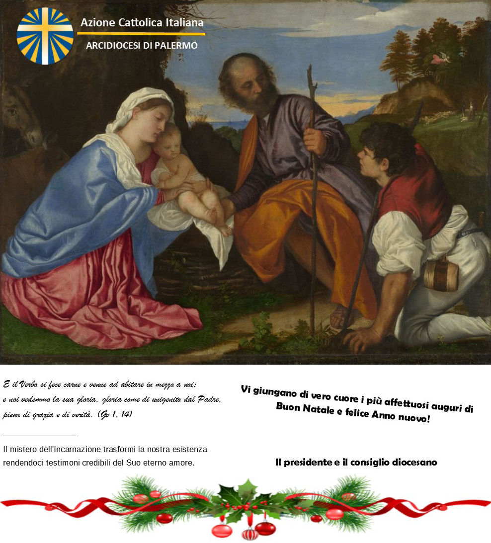 Auguri di un sereno Natale del Signore e un felice Anno nuovo!